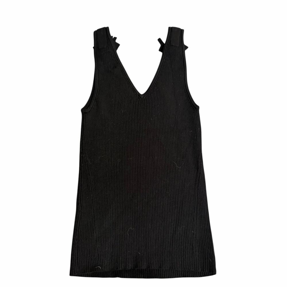 Anthropologie Maeve Bow-Shoulder Sweater Tank Size XS - Picture 7 of 9